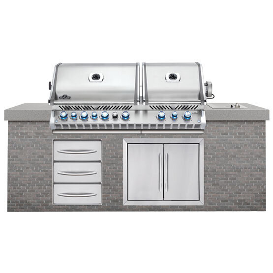 Встраиваемый газовый гриль Napoleon, Prestige BIPRO825  
