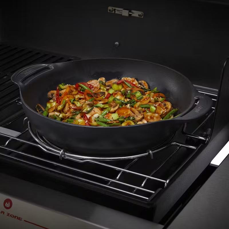 Weber Crafted Вок чугунный с возможностью приготовления на пару  