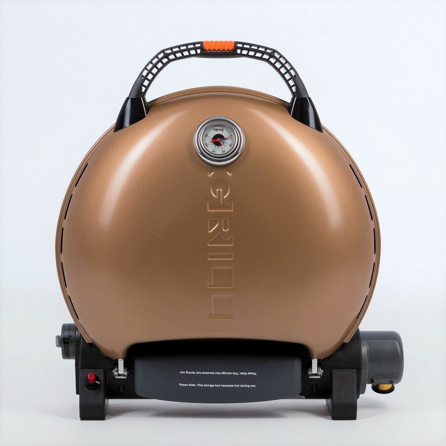 Газовый гриль O-GRILL 700T, bicolor black-gold  