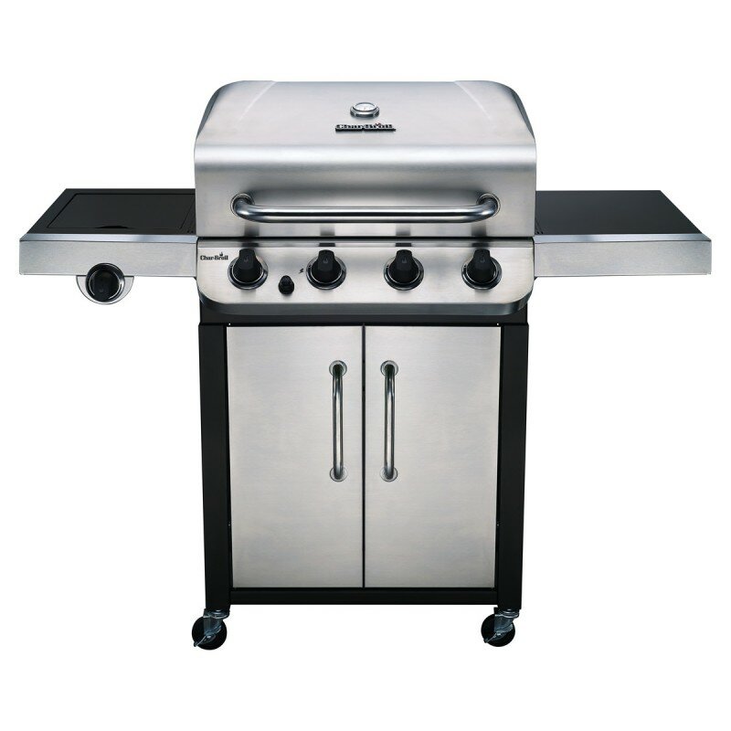 Газовый гриль Char-Broil Perfomance 4SB, нерж. сталь  